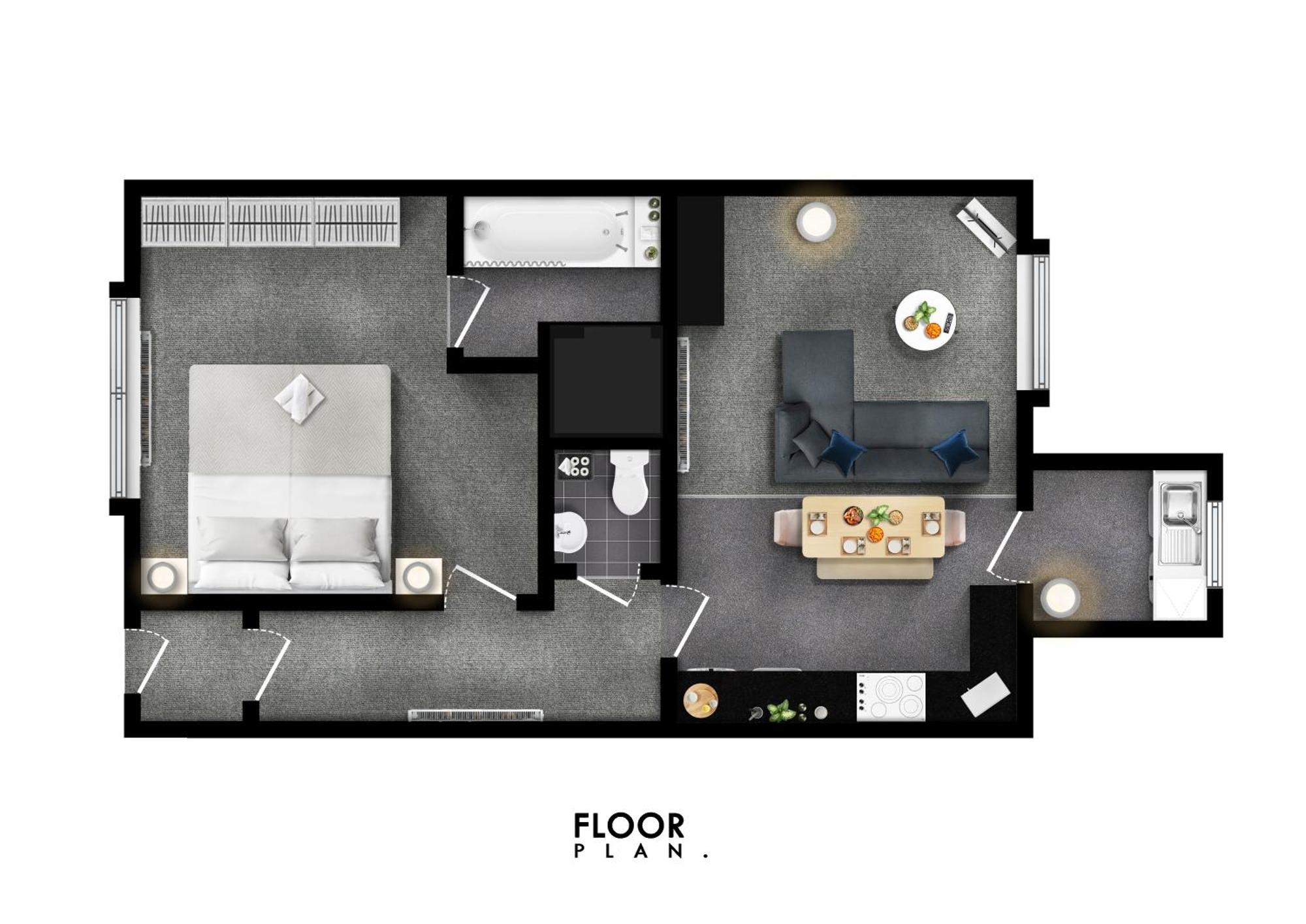 Elmbank Apartment By Klass Living Белсхилл Экстерьер фото